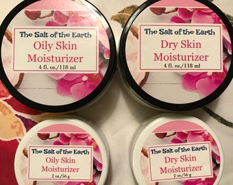 Facial moisturizer, dry skin, oily skin