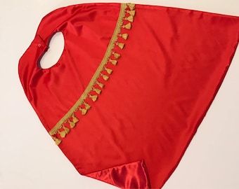 Nacho Libre Inspired Kids Red Cape