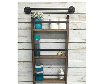 Industrial Farmhouse Decor-Bathroom Shelving-Rustic Wood Shelf-Rustic Home Decor-Rustic Farmhouse-Farmhouse Shelves-Rustic Bathroom-Home