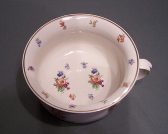 Vintage Floral Chamber Pot
