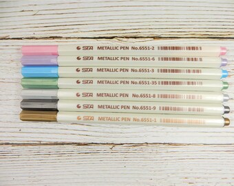 Planner Pens, Word Art Pens, Metallic Gold, Copper, Writing Pen, Scrapbooking Ink, Creative Drawings, Ink Pens, Doodle Pen