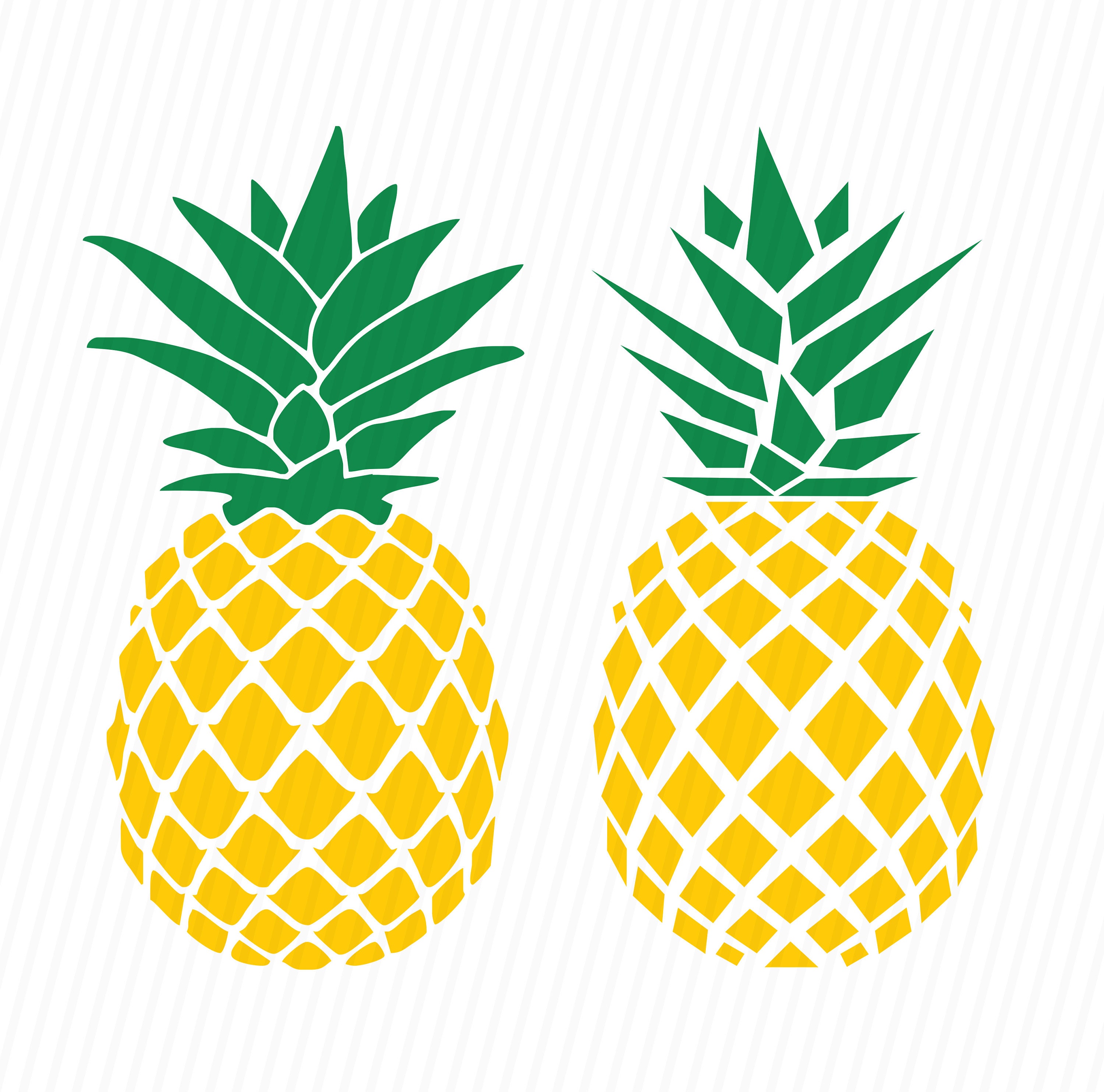 Download Pineapple SVG Pineapple Monogram SVG SVG Files Cricut Cut