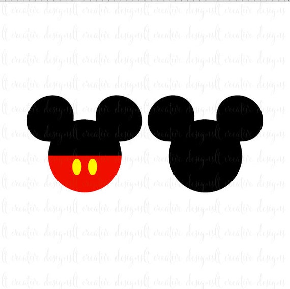 Download Mickey Mouse SVG Mickey Mouse Head SVG Mickey Mouse Ears