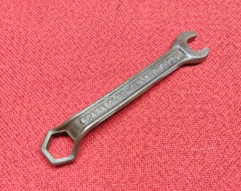 Vintage Delco Light Plant Spark Plug Wrench No. 90257 Combination Wrench
