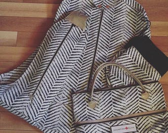 Large herringbone 7 piece set