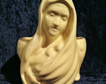 Beautiful Vintage Virgin Mary Planter