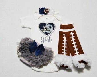 dallas cowboys baby girl outfit - baby girl dallas cowboys outfit - girls cowboys outfit - dallas cowboys baby gift dallas cowboys football