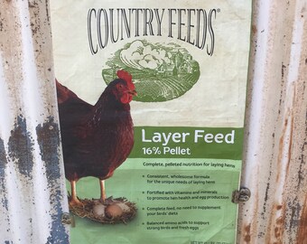 Empty Chicken Feed Sack Bags for DIY Project ~ Hen Plastic FeedSack for DIY Projects