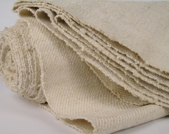 Grain Sack upholstering fabric runner cushion Vintage linen roll Stairrunner