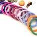 Glass Seed Beads Bracelets - Various Color Bracelet- Lilac Purple Dreams - Crochet Rope Roll On Bracelet - Beaded Bangle