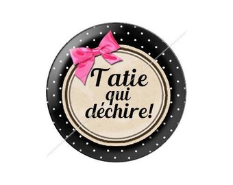 resin cabochon is 25 mm Auntie aunt j51 stick