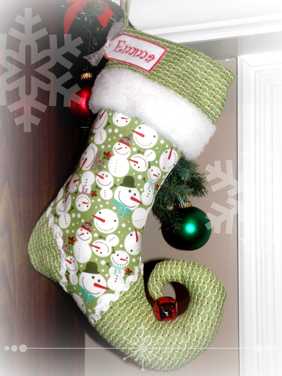 Christmas Stocking With Personalized Name Tag   Il Fullxfull.404106936 O220 