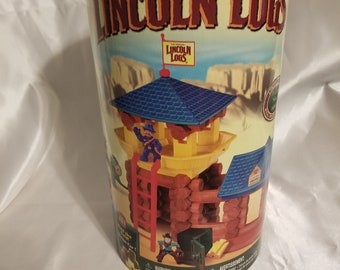 Vintage Lincoln logs LL. NATIONAL BANK