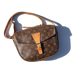 Authentic LOUIS VUITTON Monogram Jeune Fille GM Crossbody Bag Shoulder Purse Handbag Pouch Messenger Vintage Lv Yo4070