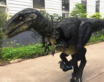 The Lightest Raptor Costume Blue For Adult