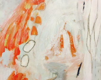 Original Abstract Painting, intuitive painting, art, home decor