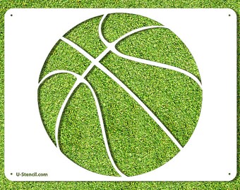Basketball stencil | Etsy