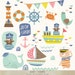 INSTANT DOWNLOAD - Ahoy There Cliparts