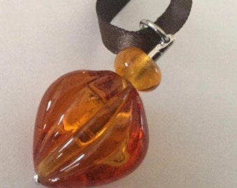 PODS - 2 Handmade Lampwork Glass Bead
