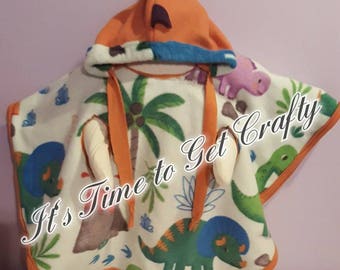 Car Seat Poncho Dino