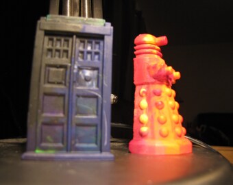 Tardis and Dalek Crayons - Doctor Who
