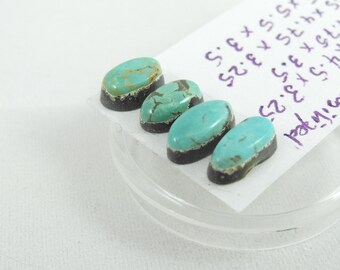 Tyrone stabilized turquoise cabochons