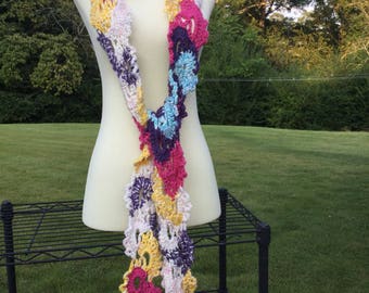 Acrylic Queen Anne's Lace Scarf