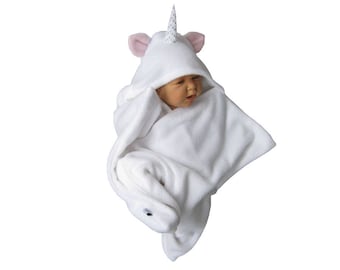 star fleece baby wrap stern schlafsack pucktuch swaddle einschlagdecke einhorn halloween fasching