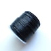 1 m leather cord 1 mm colored black