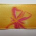 Butterfly Ribbon Wired 1 1/2" inch wide Orange Yellow Pink Butterflies Gift Wrap Party Home Decor Wreath Ribbon Floral Arrangement LF012