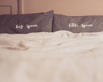 Big & Little Spoon Pillow Cases
