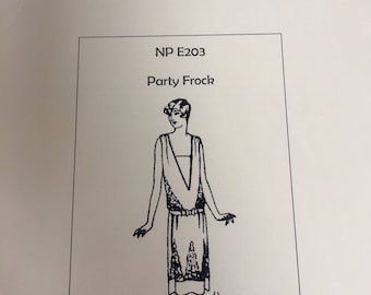 1928 Party Frock - a flapper dress pattern