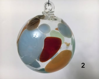 Hand Blown Glass Ornament - Friendship Ball