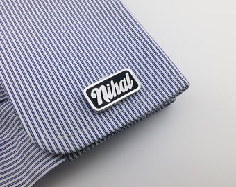 Initial Cufflink - Personalized Cufflinks - Groom Wedding Cufflinks -Letters Cufflinks - Initials Cufflinks - Father's day gift