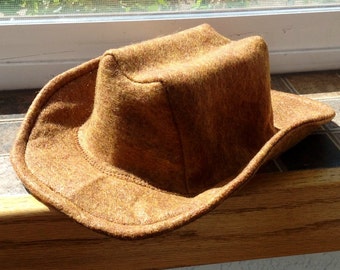 Baby Felt Cowboy Hat | Newborn | Infant | Toddler Sizes Available | PICK YOUR COLOR
