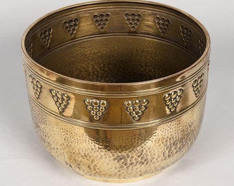 20th Century French Brass Cache Pot