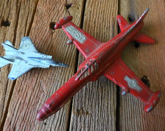 Vintage Goodee-Toy Lockheed Starfire F94-C Bomber Jet Small Tootsietoy Original Tootsie Toy