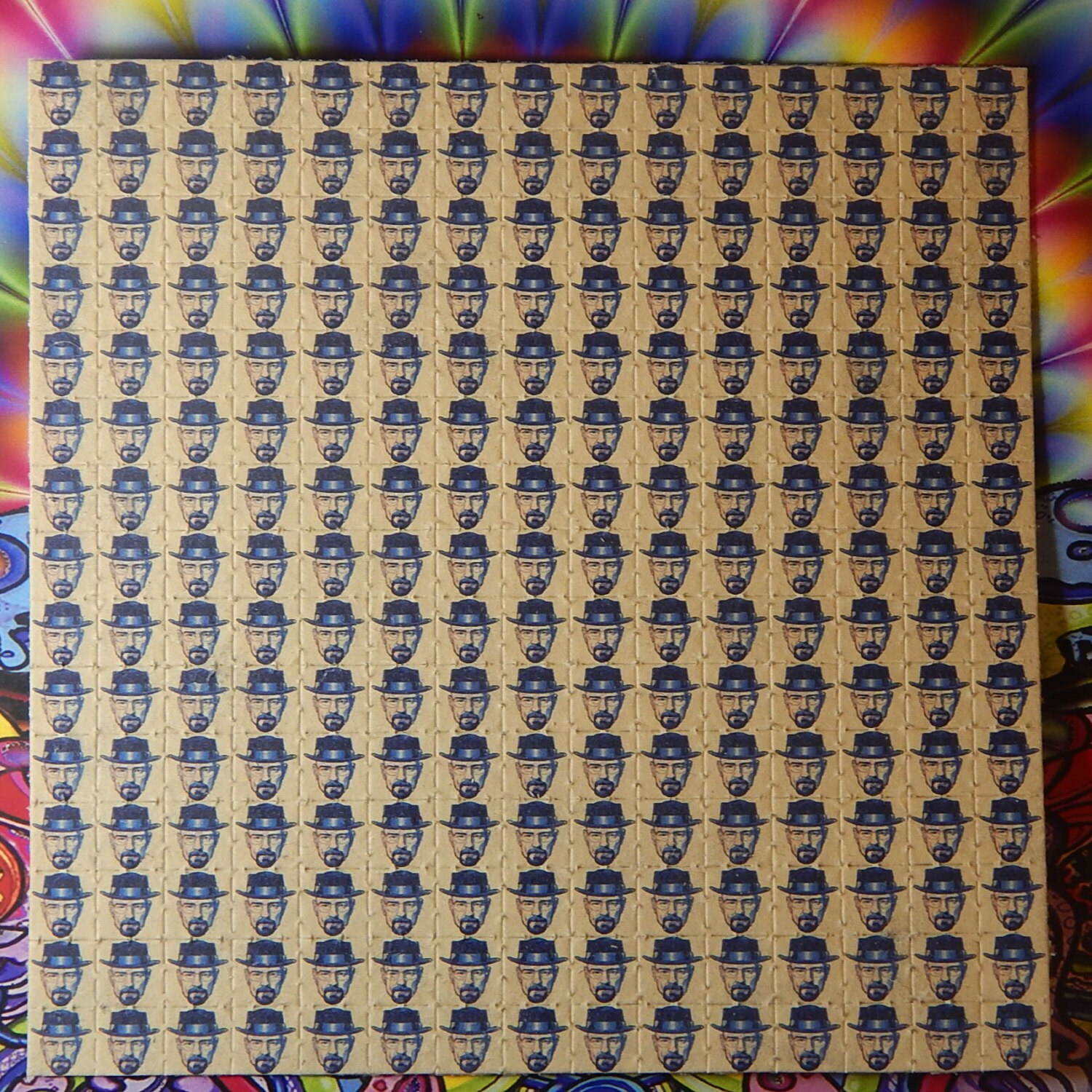 Psychedelic Blotter Art Print perforated sheet 225 hits Acid