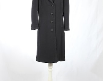 1960s Vintage black coat