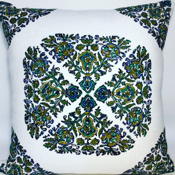 modern green pillow| block printed green pillow| linen pillow case| PILLOW CASE| case dresses| sofa cushion| linen pillow|gift for new home