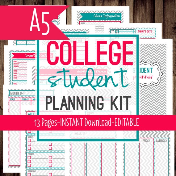 free student planner home