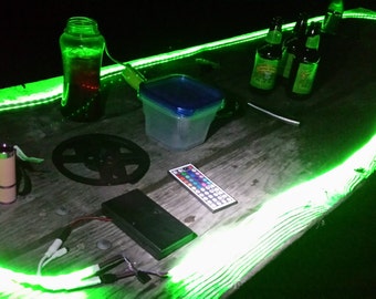 camping battery operated led strip light kit 44 key remote