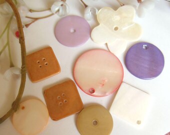 set of 10 pearl beads