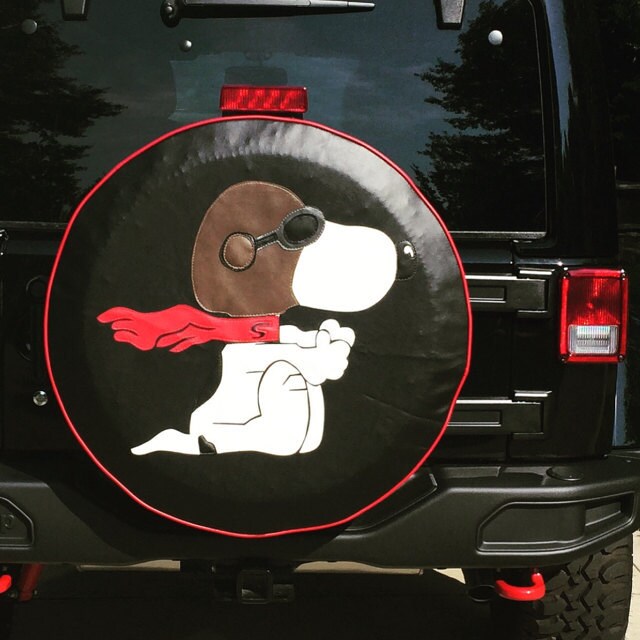 Jeep Tire Cover Snoopy Barron