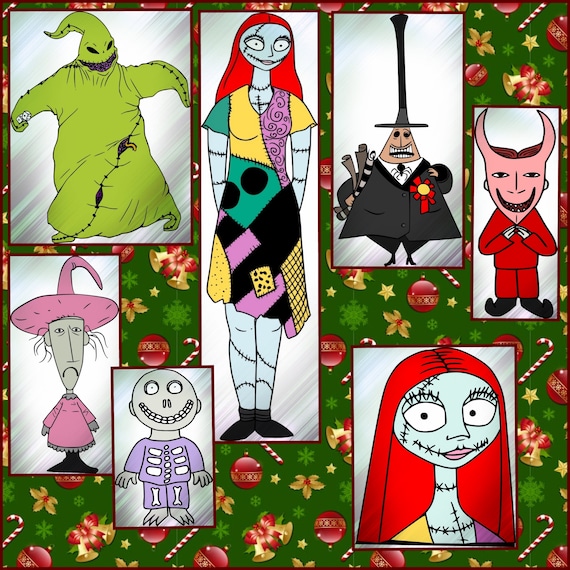 Nightmare Before Christmas Layered Svg PrintableSVG Files