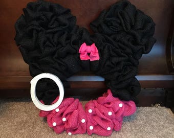 Minnie Mouse Wreath