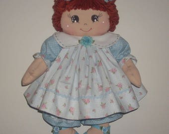 Handmade cloth doll h. cm 40