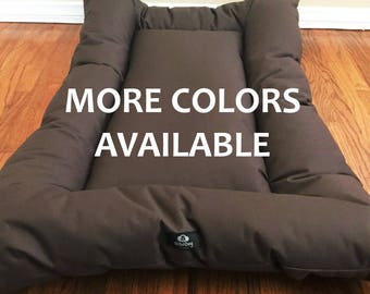 Canvas Dog Bed, Waterproof Dog Bed, Dog Crate Bed, Dog Bed,Dog Crate Mat, Durable Dog Bed Custom Dog Bed Dog Bed Cover, Choose from 9 Colors