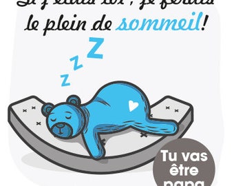 Nouveau Papa - Carte à gratter