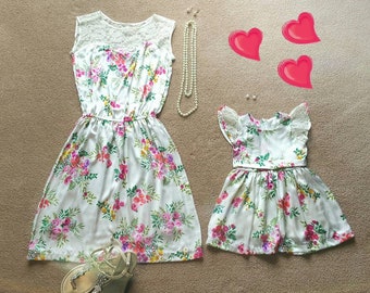 30 - Mother daughter dresses / Mommy and Me Dresses | Matching Mother Daughter Dresses/ Mother Daughter Matching / mommy & me